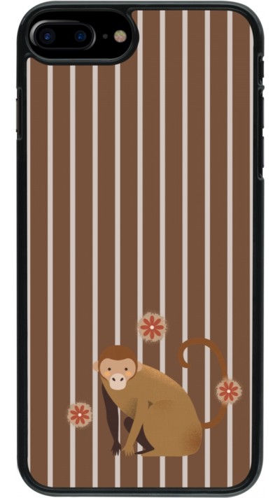 iPhone 7 Plus / 8 Plus Case Hülle - Monkey with stripes iPhone 7 Plus / 8 Plus Case Hülle - Monkey with stripes