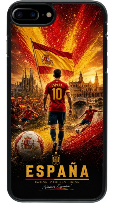 Coque iPhone 7 Plus / 8 Plus - Football Espagne splash 2026