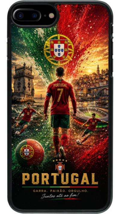 Coque iPhone 7 Plus / 8 Plus - Football Portugal splash 2026
