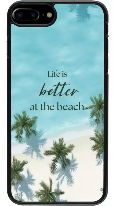 Coque iPhone 7 Plus / 8 Plus - Summer 2025 Life is better at the beach