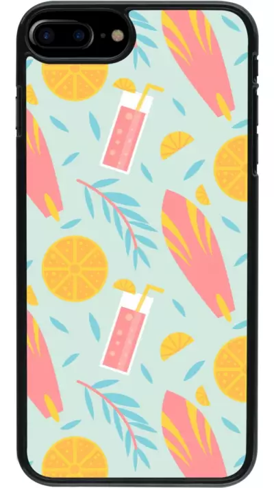 Coque iPhone 7 Plus / 8 Plus - Summer 2025 Pattern citron