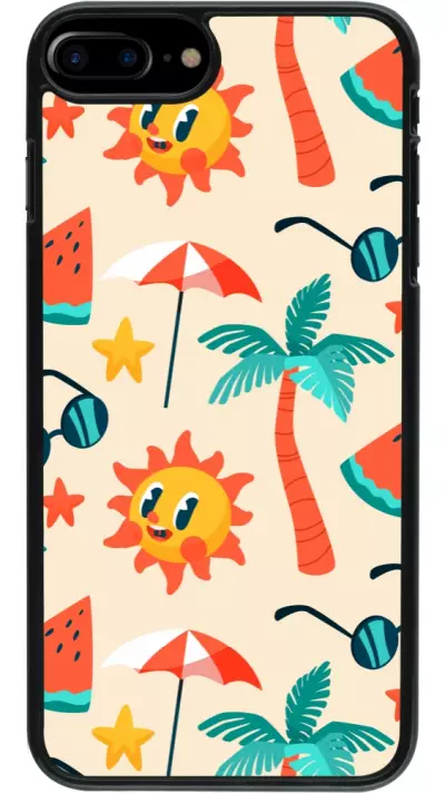 Coque iPhone 7 Plus / 8 Plus - Summer 2025 Pattern soleil
