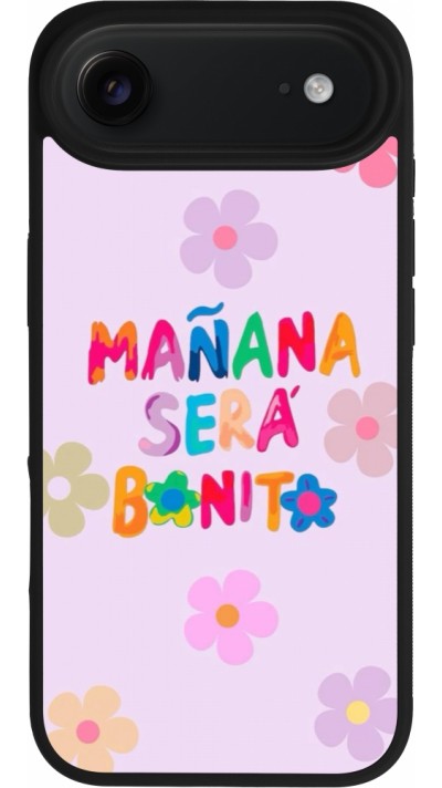 Coque iPhone Air - Silicone rigide noir Karol G Manana sera bonito