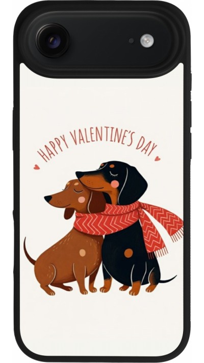 Coque iPhone Air - Silicone rigide noir Saint Valentines Day 26 Happy Valentine