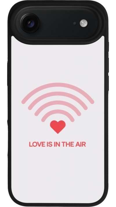 Coque iPhone Air - Silicone rigide noir Saint Valentines Day 26 Love is in the air
