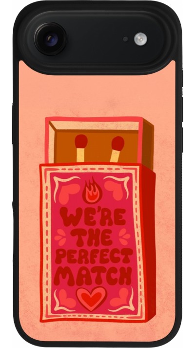 Coque iPhone Air - Silicone rigide noir Saint Valentines Day 26 Perfect Match