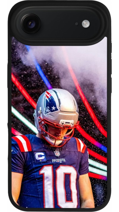 Coque iPhone Air - Silicone rigide noir Super Bowl 26 Patriots 3