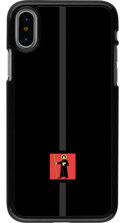 Coque iPhone X / Xs - Canton GL noir