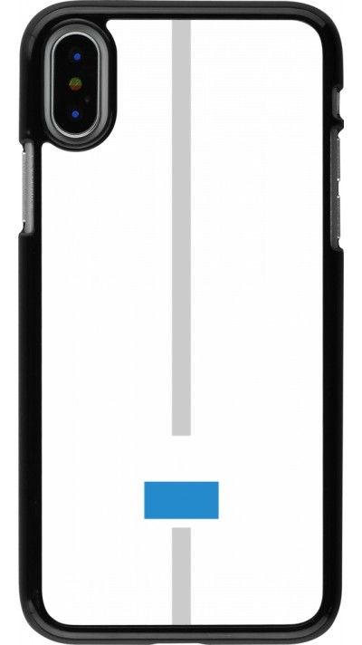 Coque iPhone X / Xs - Canton LU blanc