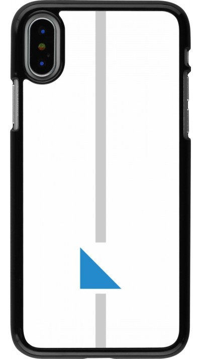 Coque iPhone X / Xs - Canton ZH blanc