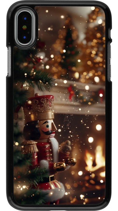 iPhone X / Xs Case Hülle - Christmas 25 Xmas Nutcracker