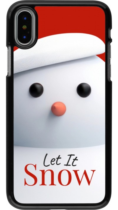 iPhone X / Xs Case Hülle - Christmas 25 Xmas Snowman