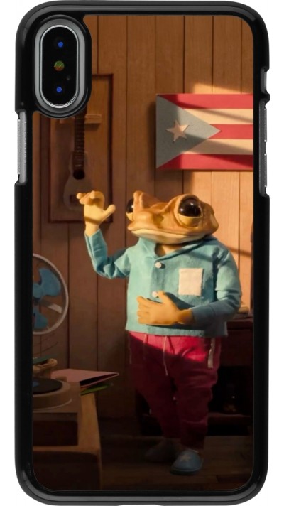 Coque iPhone X / Xs - Dancing frog DTMF