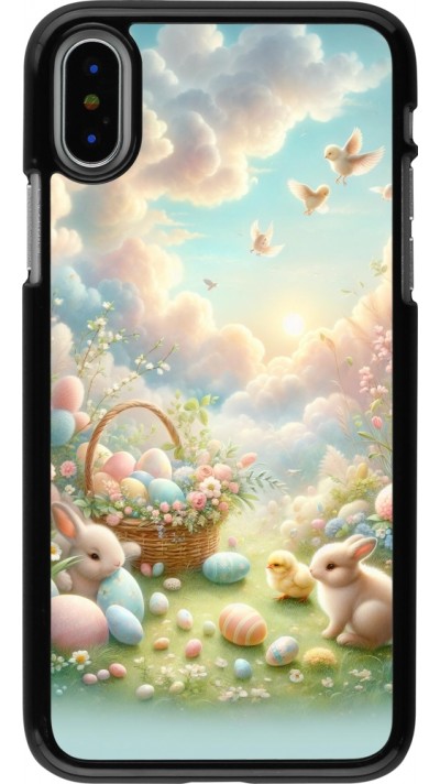 Coque iPhone X / Xs - Easter 2025 Pastel Pâques