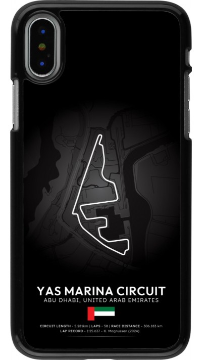iPhone X / Xs Case Hülle - F1 Track 2025 Abu Dhabi