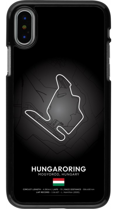 iPhone X / Xs Case Hülle - F1 Track 2025 Hungary