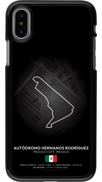 iPhone X / Xs Case Hülle - F1 Track 2025 Mexico