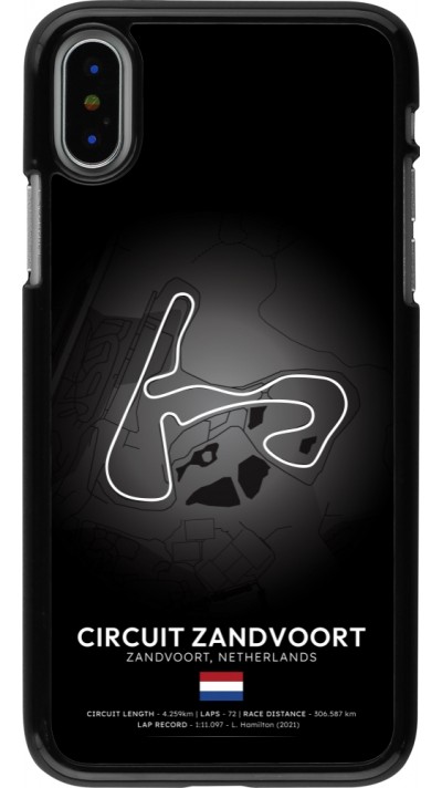 iPhone X / Xs Case Hülle - F1 Track 2025 Netherlands