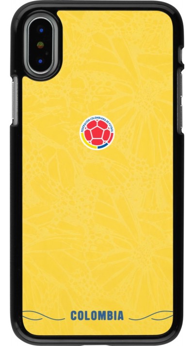 Coque iPhone X / Xs - Maillot de football Colombie 2026 personnalisable