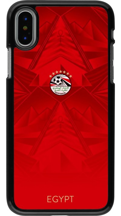 Coque iPhone X / Xs - Maillot de football Égypte 2026 personnalisable