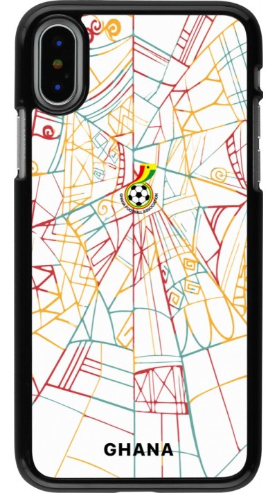 Coque iPhone X / Xs - Maillot de football Ghana 2026 personnalisable
