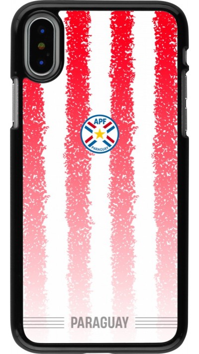 Coque iPhone X / Xs - Maillot de football Paraguay 2026 personnalisable