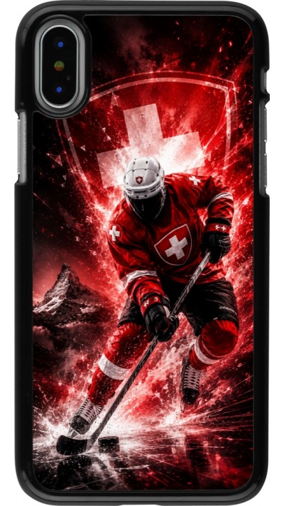 iPhone X / Xs Case Hülle - Hockey World Championship Player
