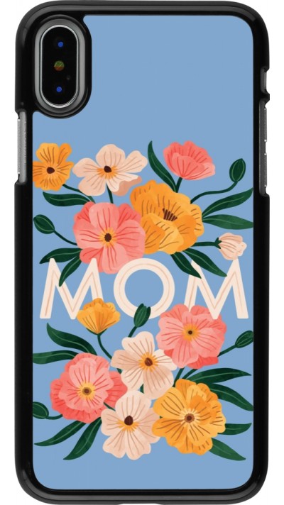 Coque iPhone X / Xs - Mom 2026 Flowers