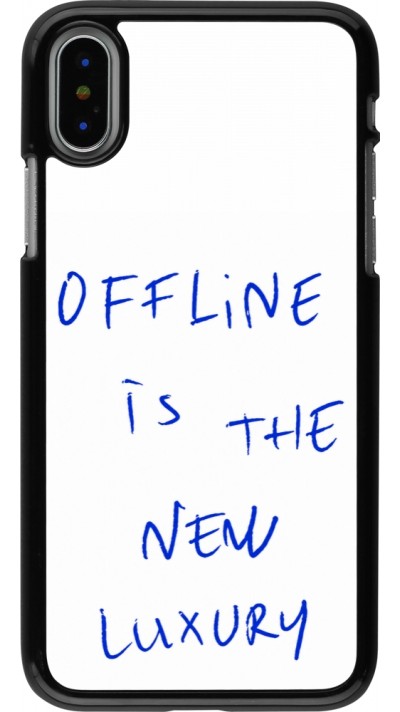Coque iPhone X / Xs - Offline is the new luxury