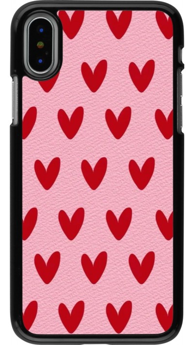 Coque iPhone X / Xs - Saint Valentines Day 26 Pattern heart