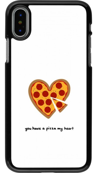 Coque iPhone X / Xs - Saint Valentines Day 26 You have my pizza heart