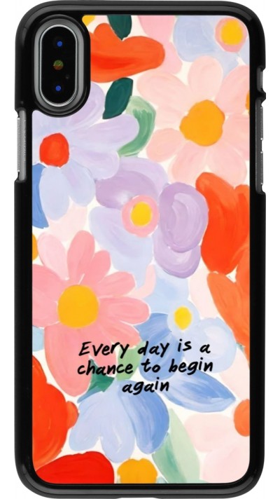 Coque iPhone X / Xs - Every day is a chance Spring 2026