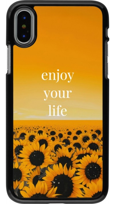 Coque iPhone X / Xs - Summer 2026 Enjoy your life