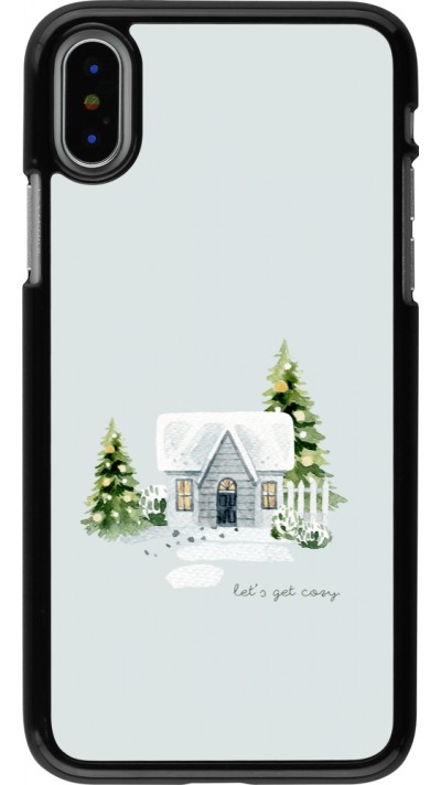 iPhone X / Xs Case Hülle - Winter 25 Cosy House