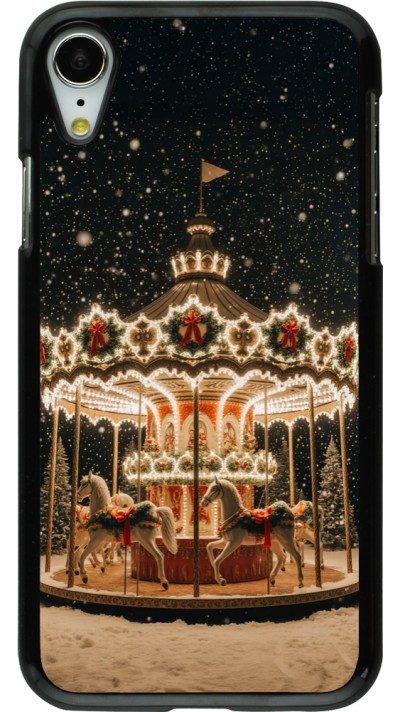 iPhone XR Case Hülle - Christmas 25 Carousel