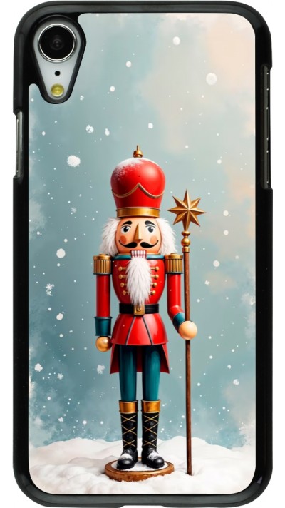 iPhone XR Case Hülle - Christmas 25 Nutcracker Snow