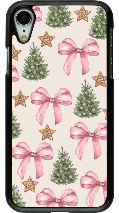 iPhone XR Case Hülle - Christmas 25 Vintage Ribbons