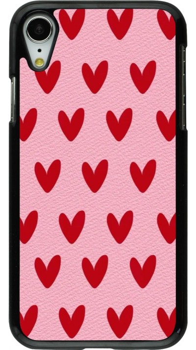 iPhone XR Case Hülle - Saint Valentines Day 26 Pattern heart
