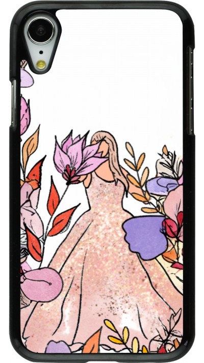 Coque iPhone XR - Taylor Swift Sketch - White
