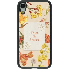 iPhone XR Case Hülle - Silikon schwarz Trust the process Spring 2026