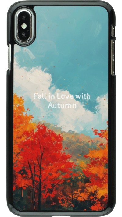 Coque iPhone Xs Max - Autumn 25 Fall in love