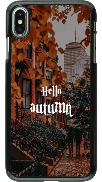 Coque iPhone Xs Max - Autumn 25 Hello autumn
