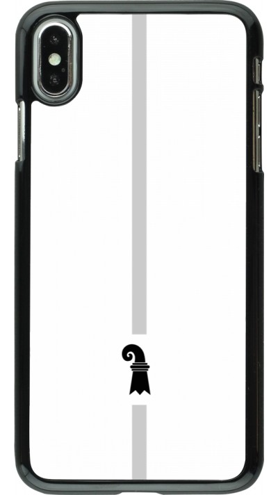 Coque iPhone Xs Max - Canton BS blanc