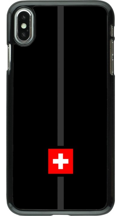 Coque iPhone Xs Max - Canton CH noir