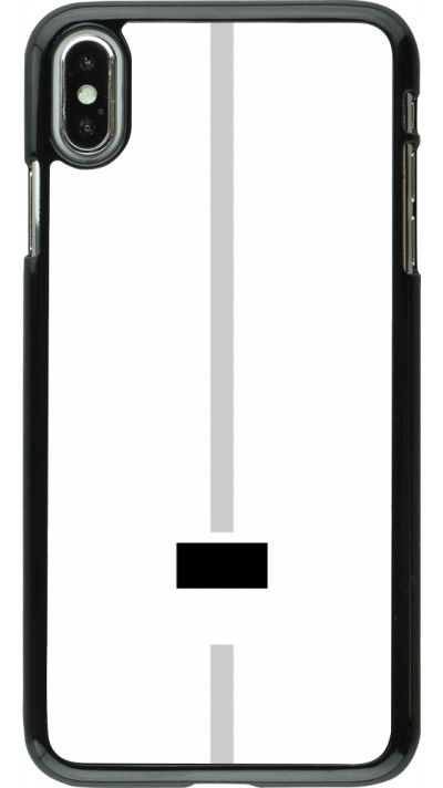 Coque iPhone Xs Max - Canton FR blanc