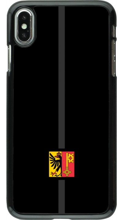Coque iPhone Xs Max - Canton GE noir
