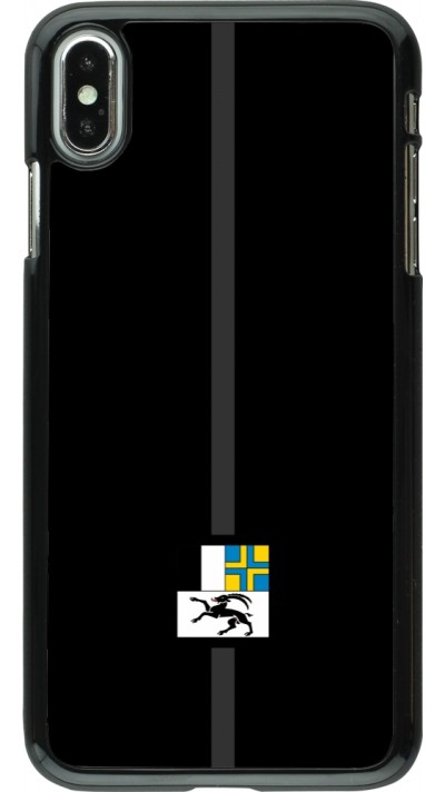 Coque iPhone Xs Max - Canton GR noir