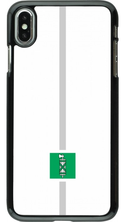 Coque iPhone Xs Max - Canton SG blanc