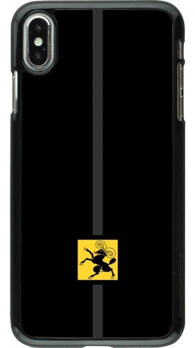Coque iPhone Xs Max - Canton SH noir