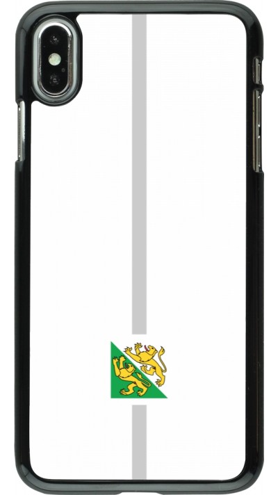 Coque iPhone Xs Max - Canton TG blanc